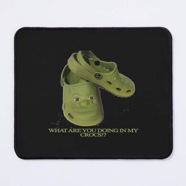 What are you doing in my Shrek Crocs Spiral Notebook for Sale by