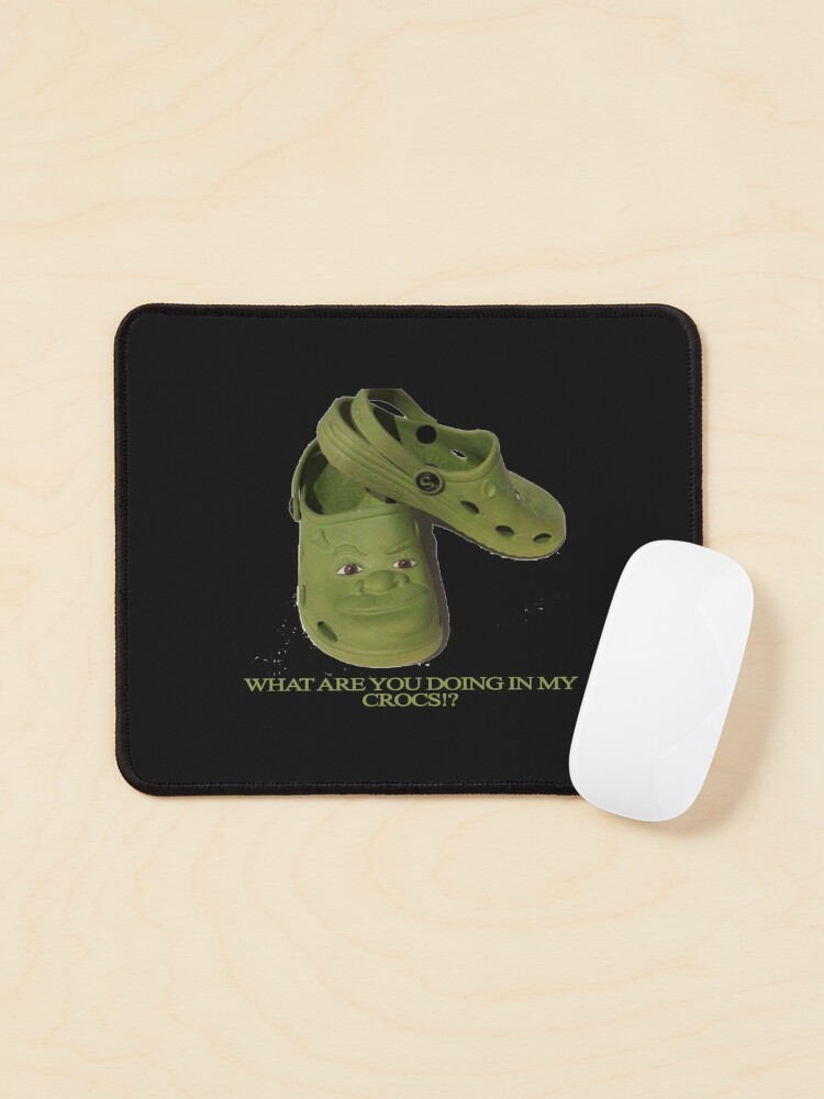 What are you doing in my Shrek Crocs Spiral Notebook for Sale by