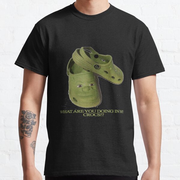 What are you doing in my Shrek Crocs  Coffee Mug for Sale by