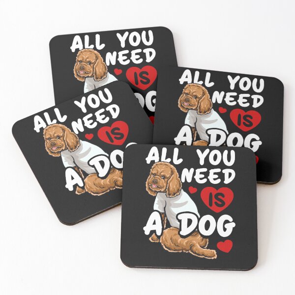 Item preview, Poodle Dog, all you need is love designed and sold by Click-Like.