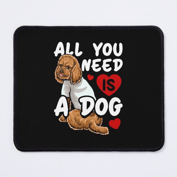 Item preview, Poodle Dog, all you need is love designed and sold by Click-Like.