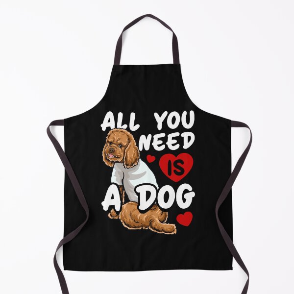 Item preview, Poodle Dog, all you need is love designed and sold by Click-Like.