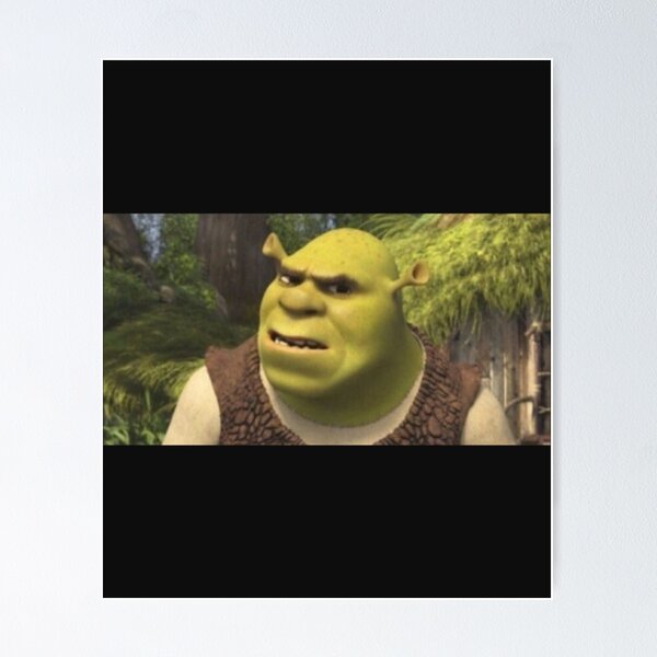 Shrek Funny Meme Premium Matte Vertical Poster sold by Hausafrench