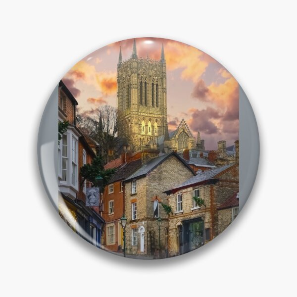Item preview, Lincoln Cathedral From Steep Hill Portrait designed and sold by Alisonchambers2.