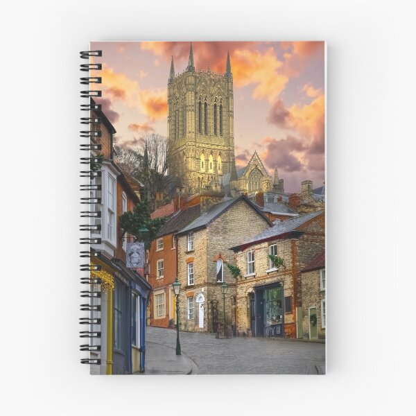 Item preview, Lincoln Cathedral From Steep Hill Portrait designed and sold by Alisonchambers2.