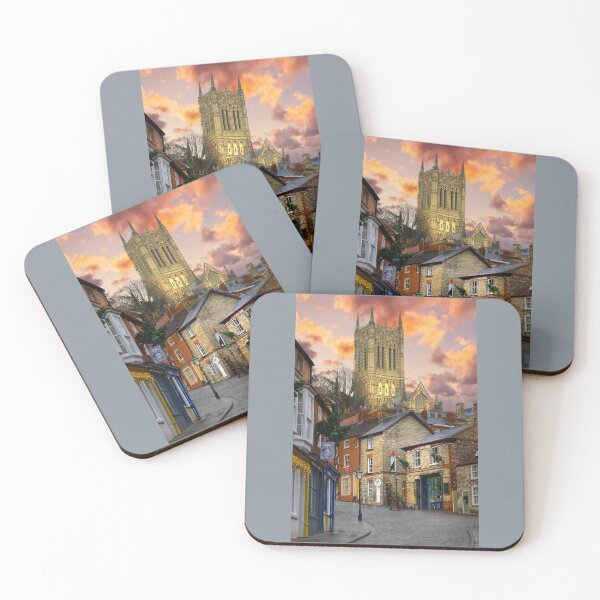 Item preview, Lincoln Cathedral From Steep Hill Portrait designed and sold by Alisonchambers2.