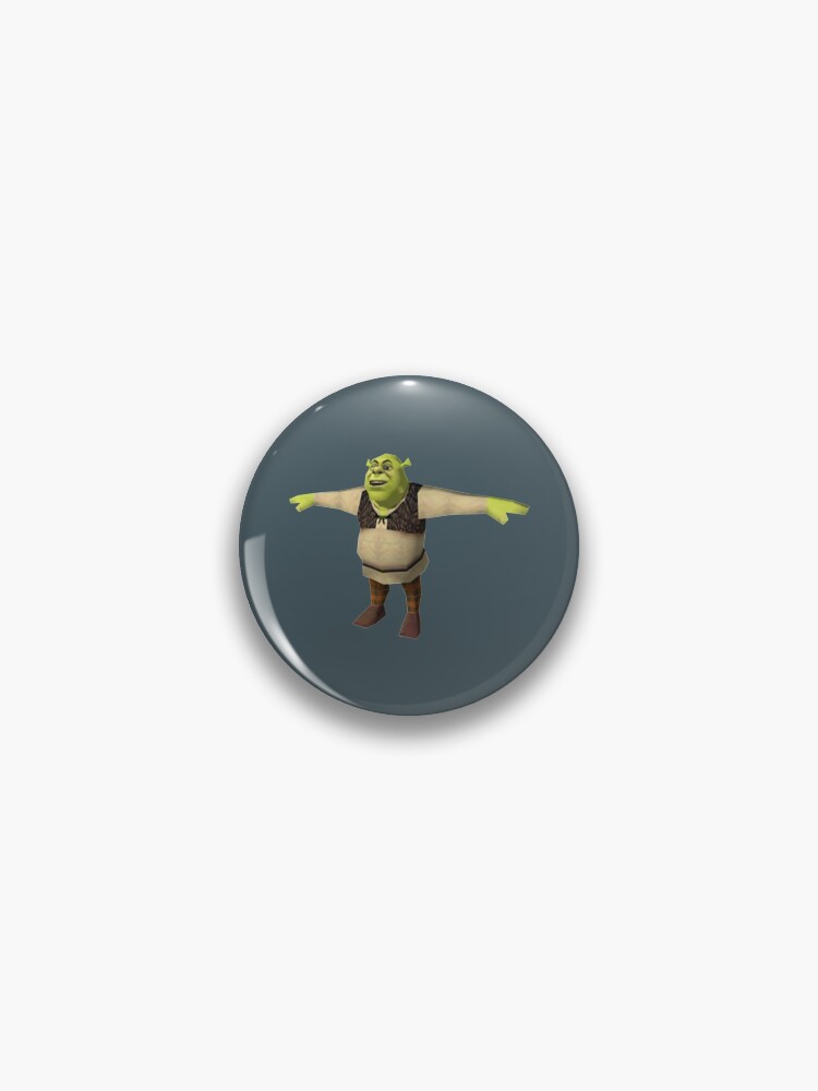 Shrek T pose | Metal Print