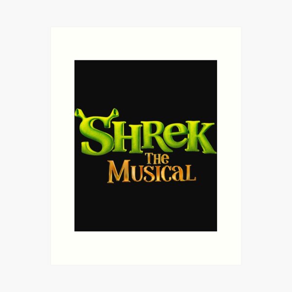 Shrek the Musical Logo Poster for Sale by musicalsoundtra