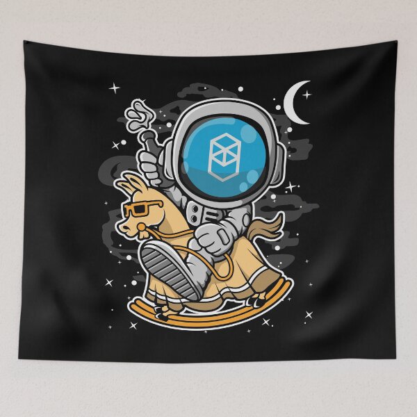 Item preview, Astronaut Horse Fantom FTM Coin To The Moon Crypto Token Cryptocurrency Blockchain Wallet HODL designed and sold by AdamRoberts90.