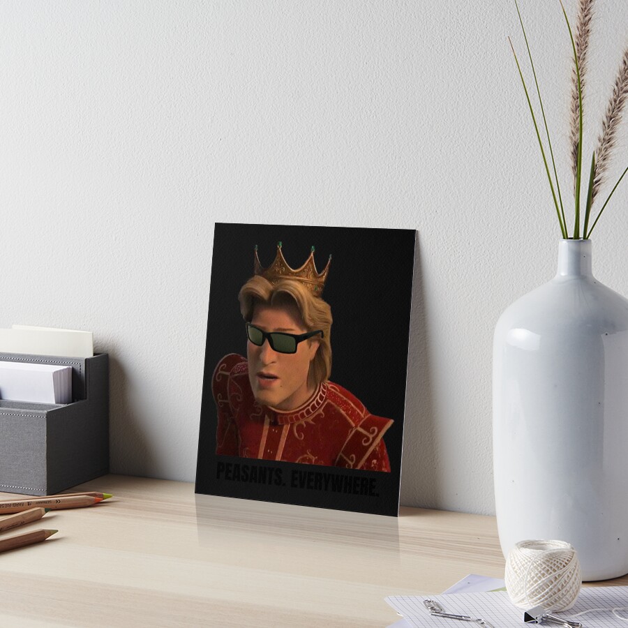 "PRINCE CHARMING from SHREK " Art Board Print for Sale by KikimoraFasbn