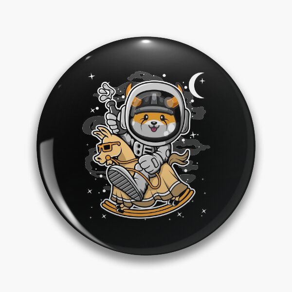 Item preview, Astronaut Horse Floki Inu Coin To The Moon Crypto Token Cryptocurrency Blockchain Wallet HODL designed and sold by AdamRoberts90.