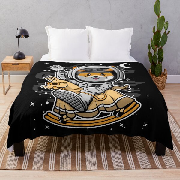 Item preview, Astronaut Horse Floki Inu Coin To The Moon Crypto Token Cryptocurrency Blockchain Wallet HODL designed and sold by AdamRoberts90.