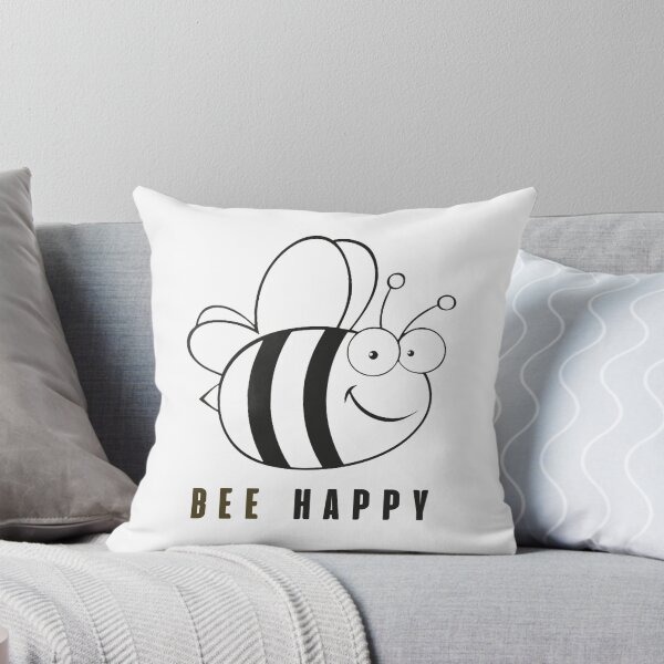 Item preview, "Bee" Happy, cute design with cute bee smiling designed and sold by Bilel ★★★★★.