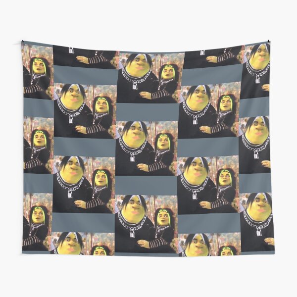  LWIEF Shrek Tapestry Eboy And Egirl Fiona Funny Tapestrys  29x37in Meme Tapestries Wall Hanging Art Poster For Bedroom : Home & Kitchen