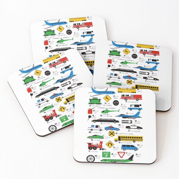 Artikelvorschau, Alphabet für Flugzeuge, Züge und Autos entworfen und verkauft von Luzeno-Store.