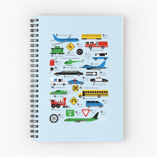 Item preview, Planes, Trains, and Automobiles Alphabet designed and sold by Luzeno-Store.