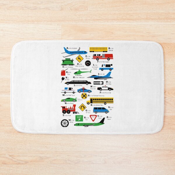 Item preview, Planes, Trains, and Automobiles Alphabet designed and sold by Luzeno-Store.