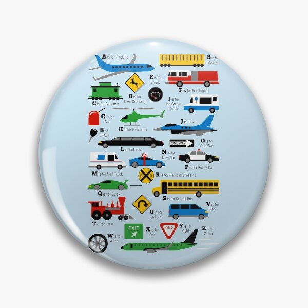 Artikelvorschau, Alphabet für Flugzeuge, Züge und Autos entworfen und verkauft von Luzeno-Store.