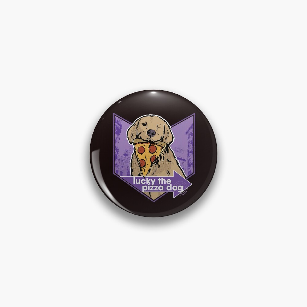 Discover Lucky The Pizza Dog Pin