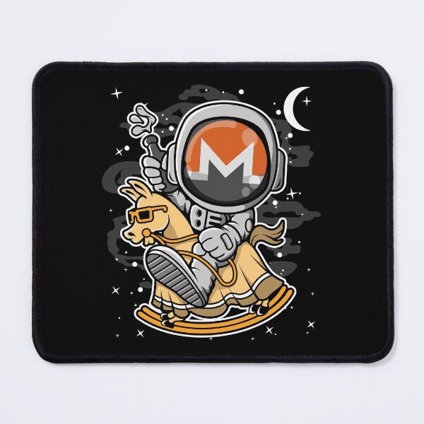 Item preview, Astronaut Horse Monero XMR Coin To The Moon Crypto Token Cryptocurrency Blockchain Wallet HODL designed and sold by AdamRoberts90.