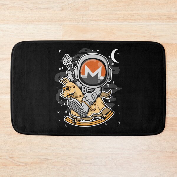 Item preview, Astronaut Horse Monero XMR Coin To The Moon Crypto Token Cryptocurrency Blockchain Wallet HODL designed and sold by AdamRoberts90.