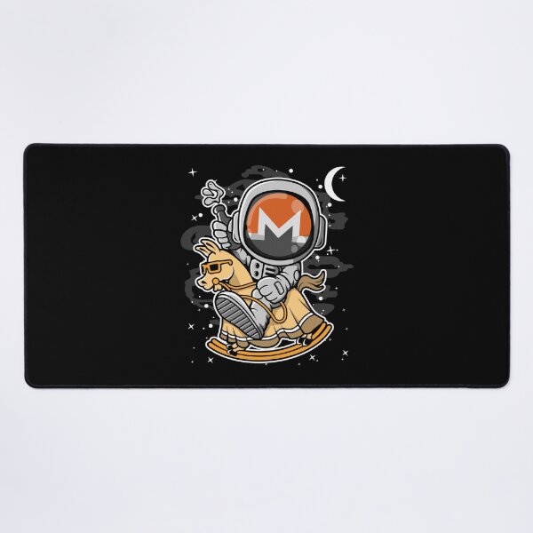 Item preview, Astronaut Horse Monero XMR Coin To The Moon Crypto Token Cryptocurrency Blockchain Wallet HODL designed and sold by AdamRoberts90.