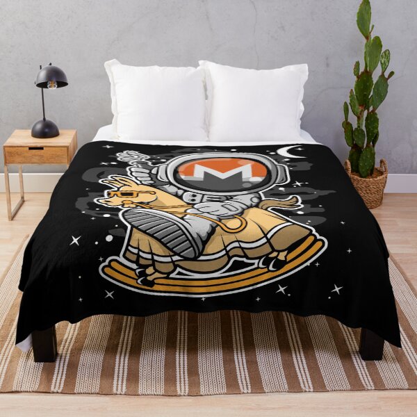 Item preview, Astronaut Horse Monero XMR Coin To The Moon Crypto Token Cryptocurrency Blockchain Wallet HODL designed and sold by AdamRoberts90.