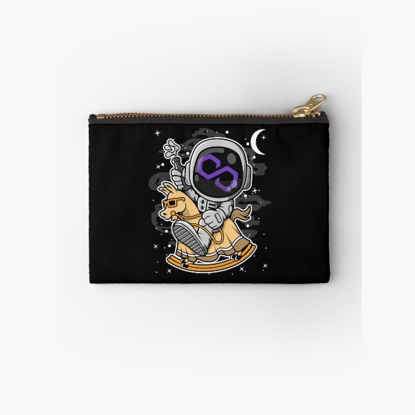 Item preview, Astronaut Horse Polygon Matic Coin To The Moon Crypto Token Cryptocurrency Blockchain Wallet HODL designed and sold by AdamRoberts90.