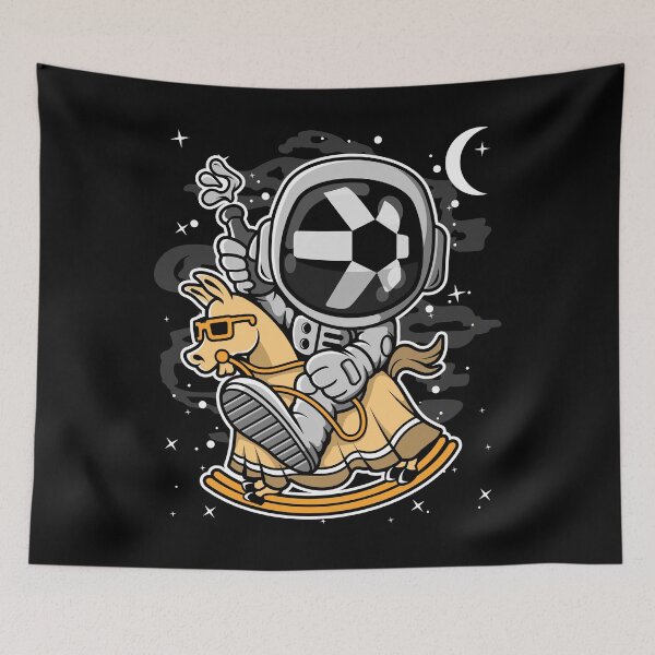 Item preview, Astronaut Horse Quant QNT Coin To The Moon Crypto Token Cryptocurrency Blockchain Wallet HODL designed and sold by AdamRoberts90.