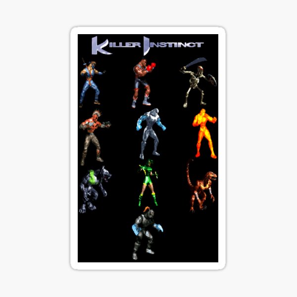 Killer Instinct Stickers Redbubble
