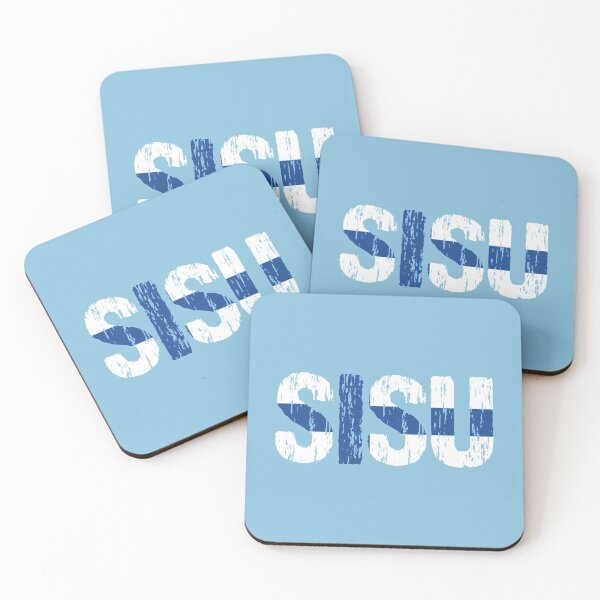 Item preview, Sisu Finnish Flag Distressed   designed and sold by OgeesWorldS.