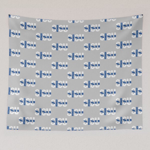 Item preview, Sisu Finnish Flag Distressed   designed and sold by OgeesWorldS.