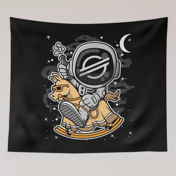 Item preview, Astronaut Horse Stellar XLM Coin To The Moon Crypto Token Cryptocurrency Blockchain Wallet HODL designed and sold by AdamRoberts90.