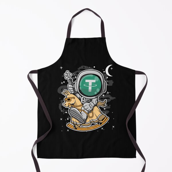 Item preview, Astronaut Horse Tether USDT Coin To The Moon Crypto Token Cryptocurrency Blockchain Wallet HODL designed and sold by AdamRoberts90.