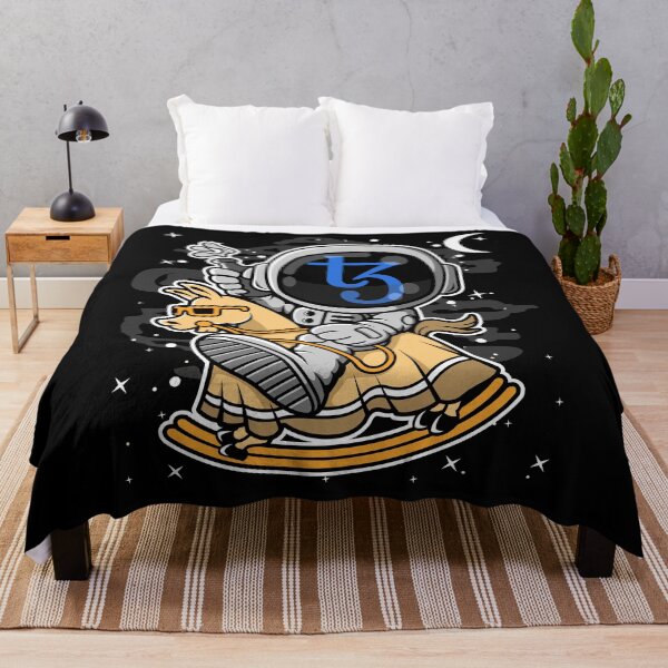 Item preview, Astronaut Horse Tezos XTZ Coin To The Moon Crypto Token Cryptocurrency Blockchain Wallet HODL designed and sold by AdamRoberts90.