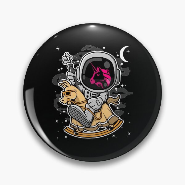 Item preview, Astronaut Horse Uniswap UNI Coin To The Moon Crypto Token Cryptocurrency Blockchain Wallet HODL designed and sold by AdamRoberts90.