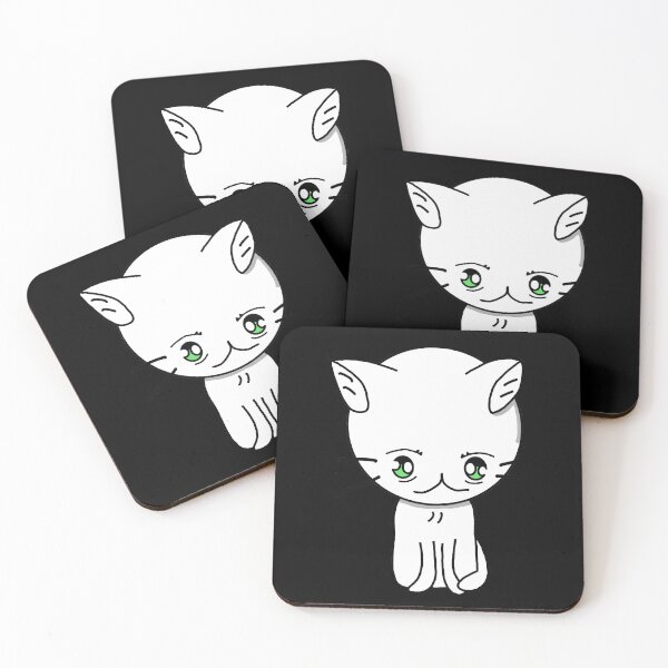 Item preview, Cute All White Cat designed and sold by CeitidhArt.