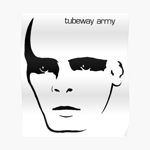 GARY NUMAN - TUBEWAY ARMY - REPLICAS Poster