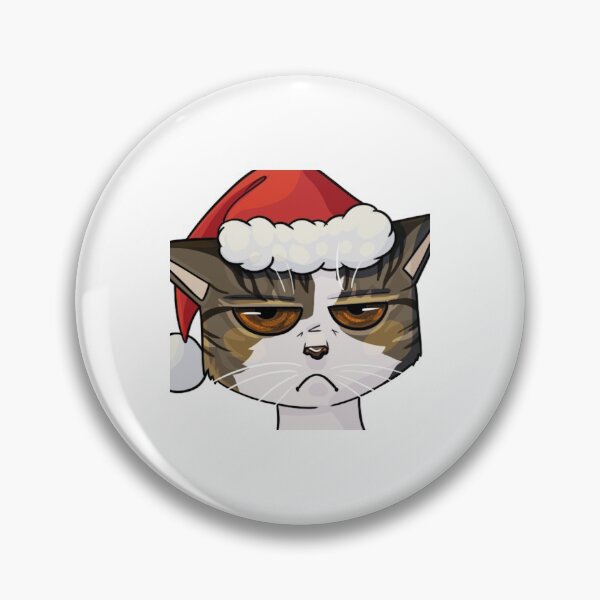 Item preview, Grumpy Christmas Cat designed and sold by Elizynne.