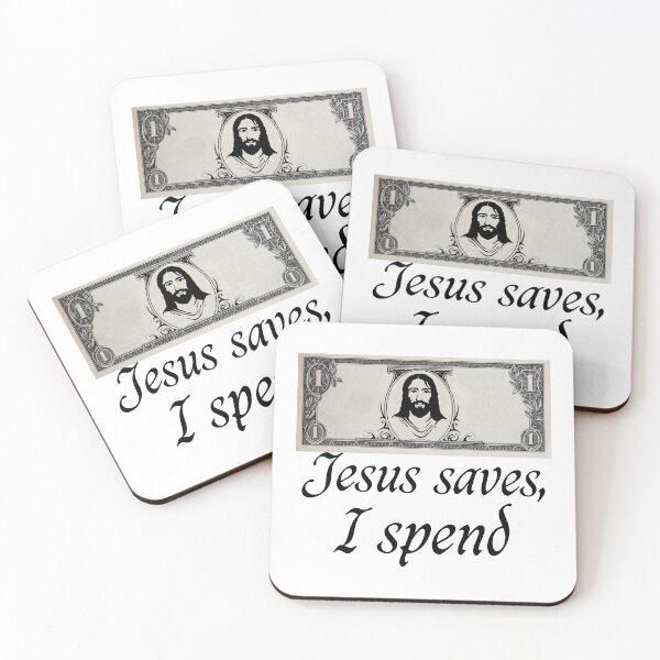Item preview, jesus saves i spend designed and sold by Zeeprint ★★★★★.