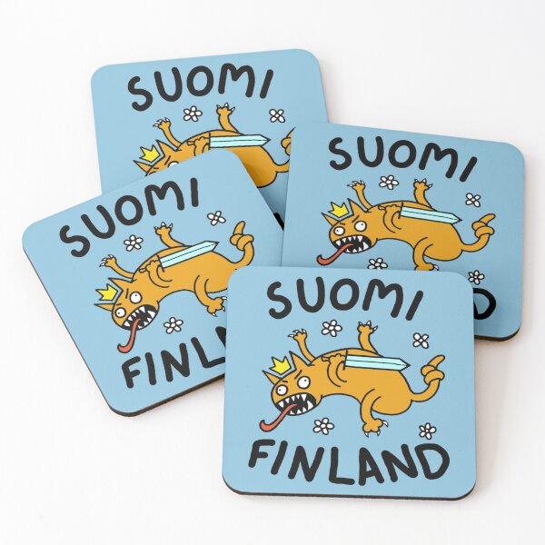 Artikelvorschau, Suomi Finnland Cartoon Löwe entworfen und verkauft von OgeesWorldS.