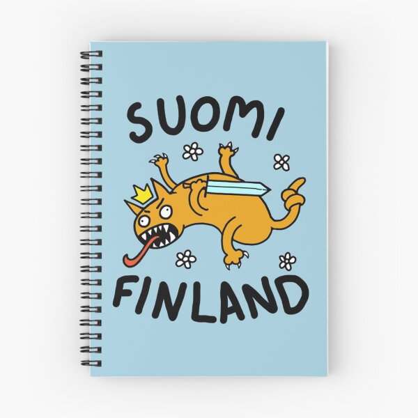 Item preview, Suomi Finland Cartoon Lion   designed and sold by OgeesWorldS.