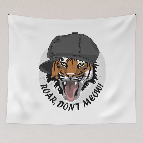 Item preview, Roaring Kitty, Roar Dont Meow designed and sold by graphic-genie.