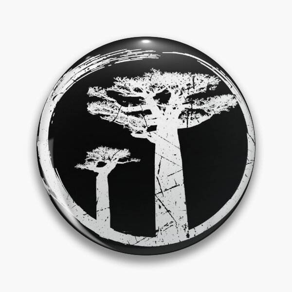 Item preview, African Baobab Monkey Bread Tree Black White designed and sold by MarieSmart77.