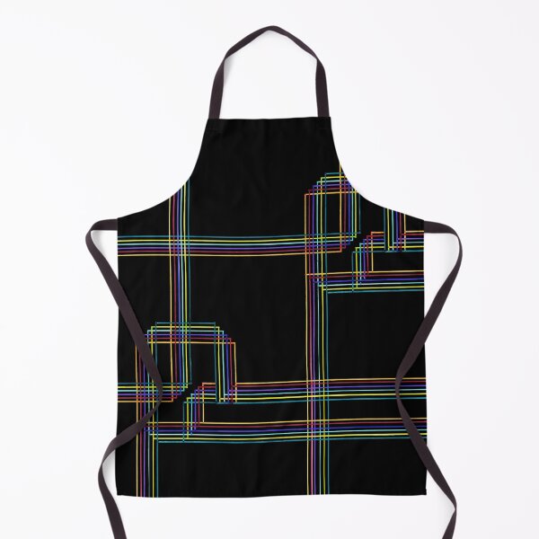 Item preview, Parallel and perpendicular hand-drawn felt-tip pen lines on black designed and sold by Istvan Ocztos.