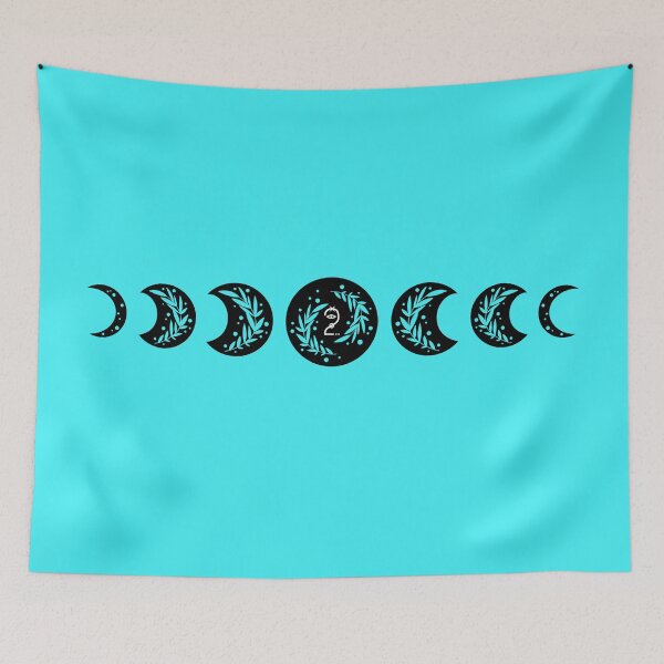 Item preview, Two's Day Moon Phases With Ferns Banner - Historical Date designed and sold by Trinket-Trickster.