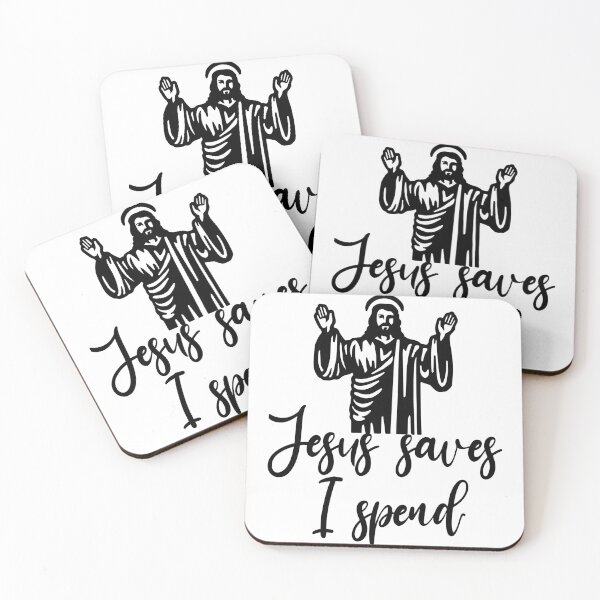 Item preview, jesus saves i spend designed and sold by Zeeprint ★★★★★.