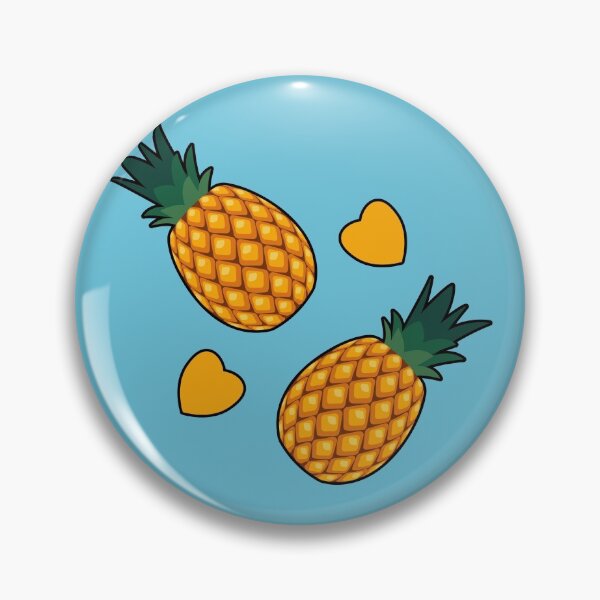 Item preview, Pineapple Tiki Love (Blue) designed and sold by Sky1I.