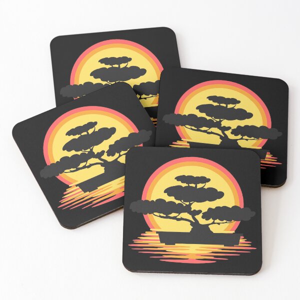 Item preview, Bonsai Tree Silhouette In The Sunset  designed and sold by Wheeler-Styl3.