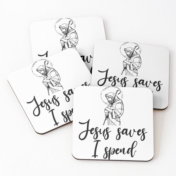 Item preview, jesus saves i spend designed and sold by Zeeprint ★★★★★.